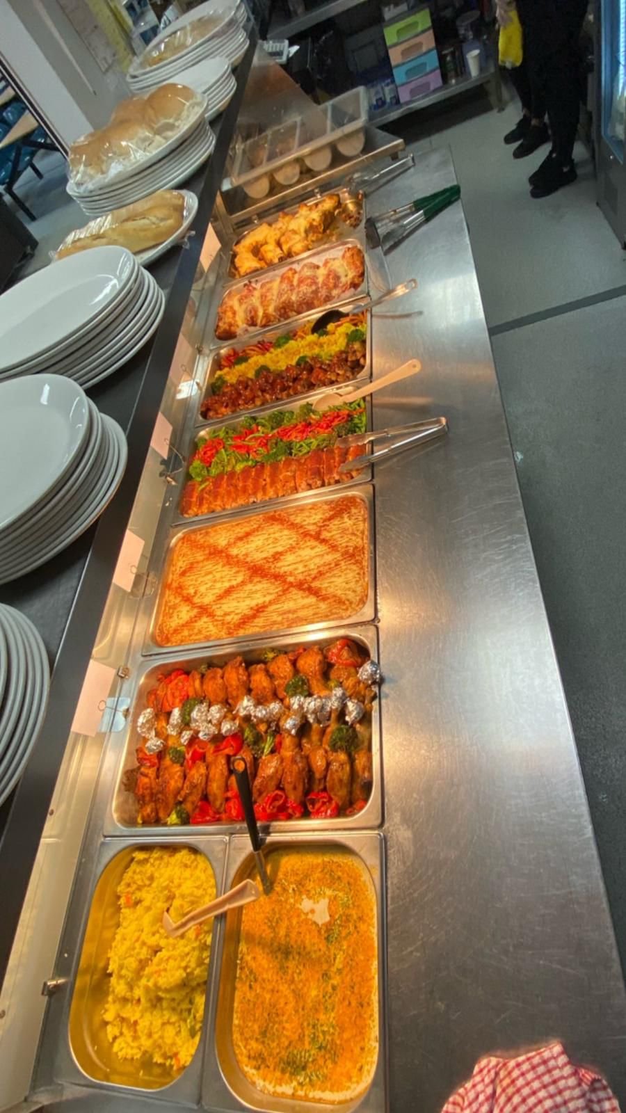 Hot buffet catering